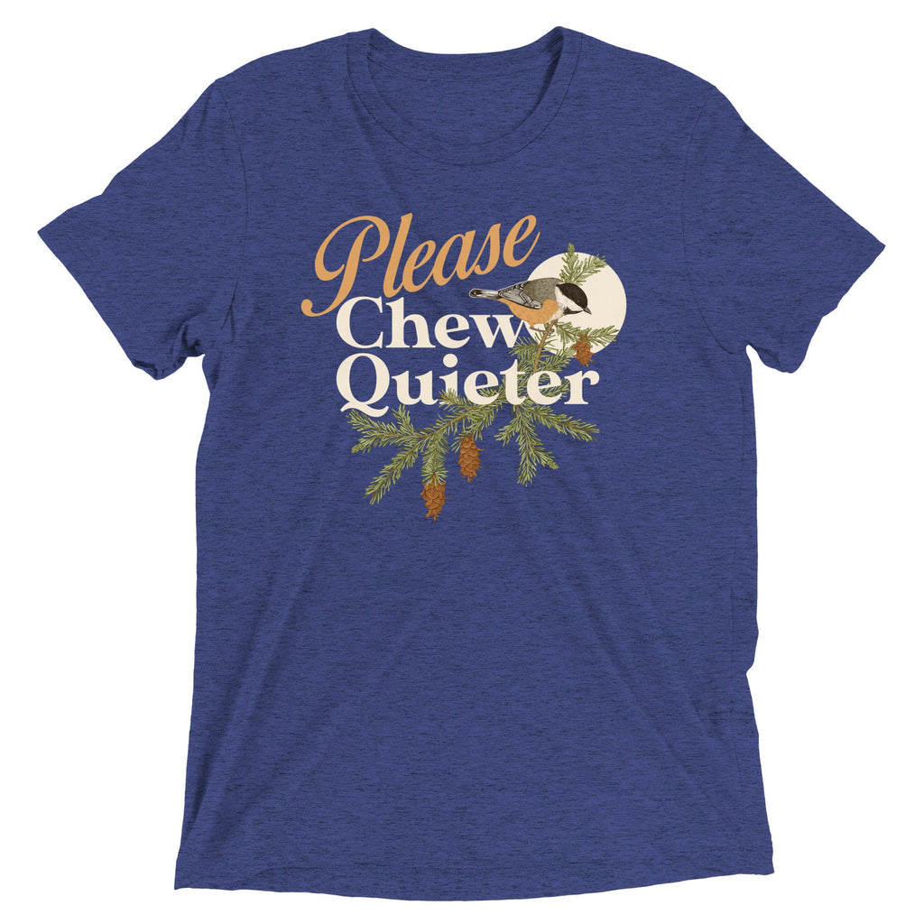 Please Chew Quieter Men's Tri-Blend Tee product image 4