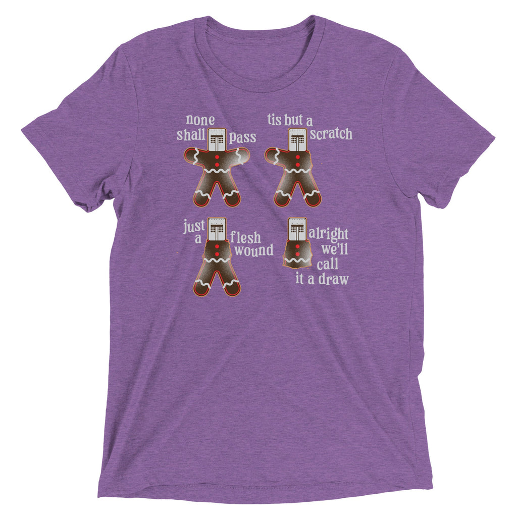 Alright We'll Call It A Draw Gingerbread Men's Tri-Blend Tee product image 6