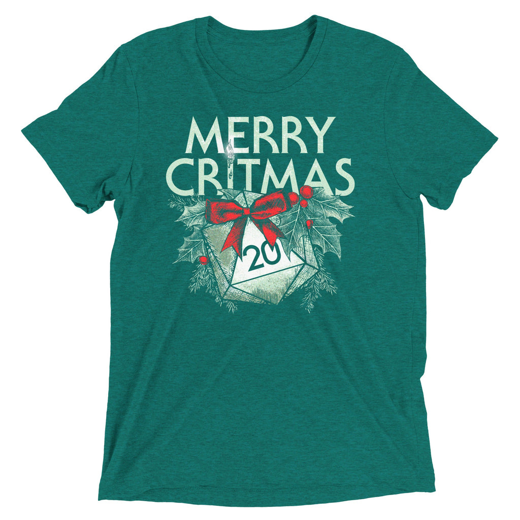 Merry Critmas Men's Tri-Blend Tee product image 5