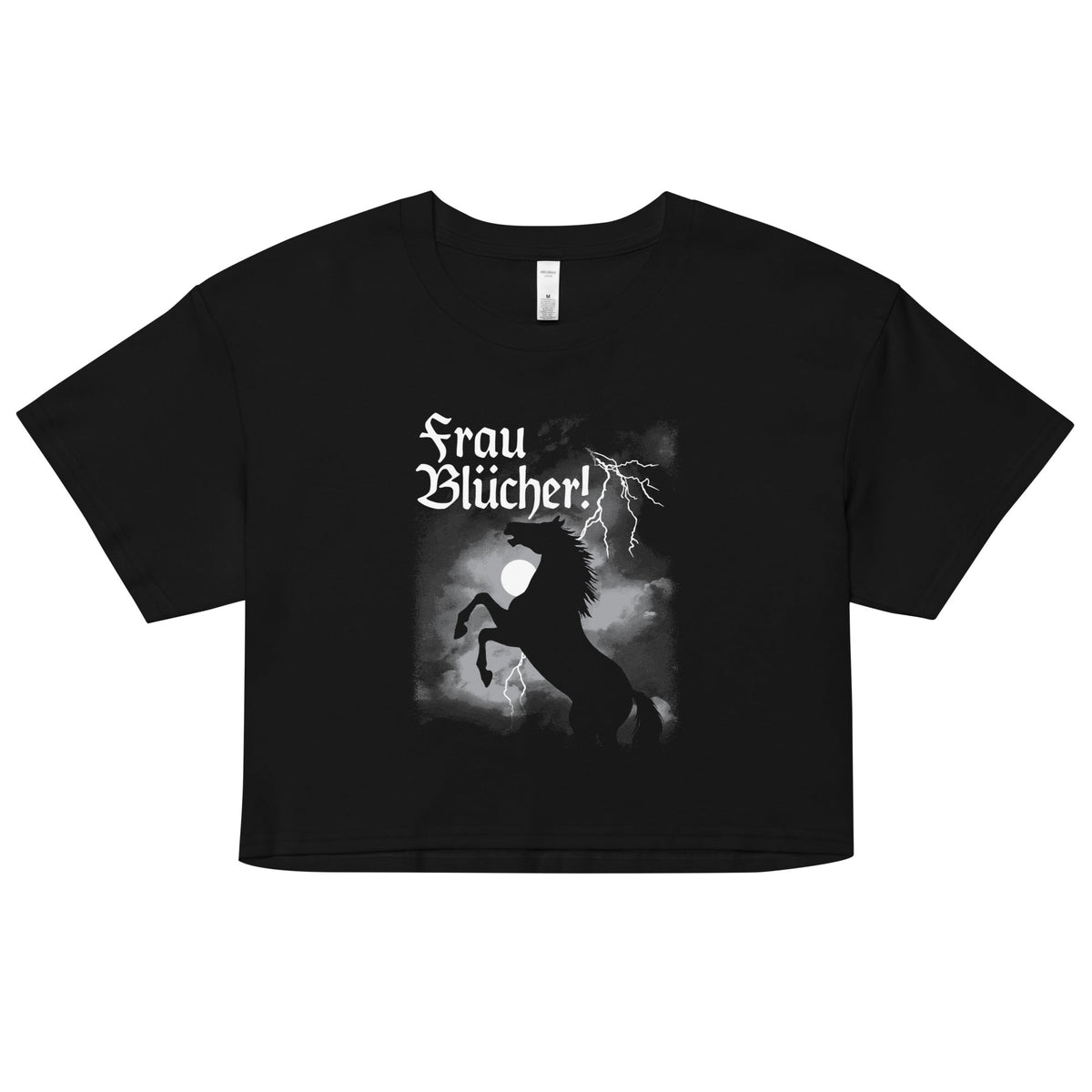 Frau Blucher! Women's Crop Tee product image 1
