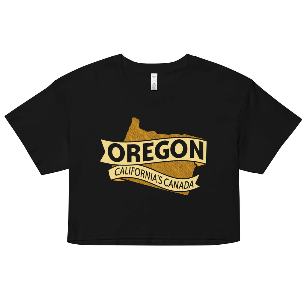 Oregon California's Canada Women's Crop Tee product image 1