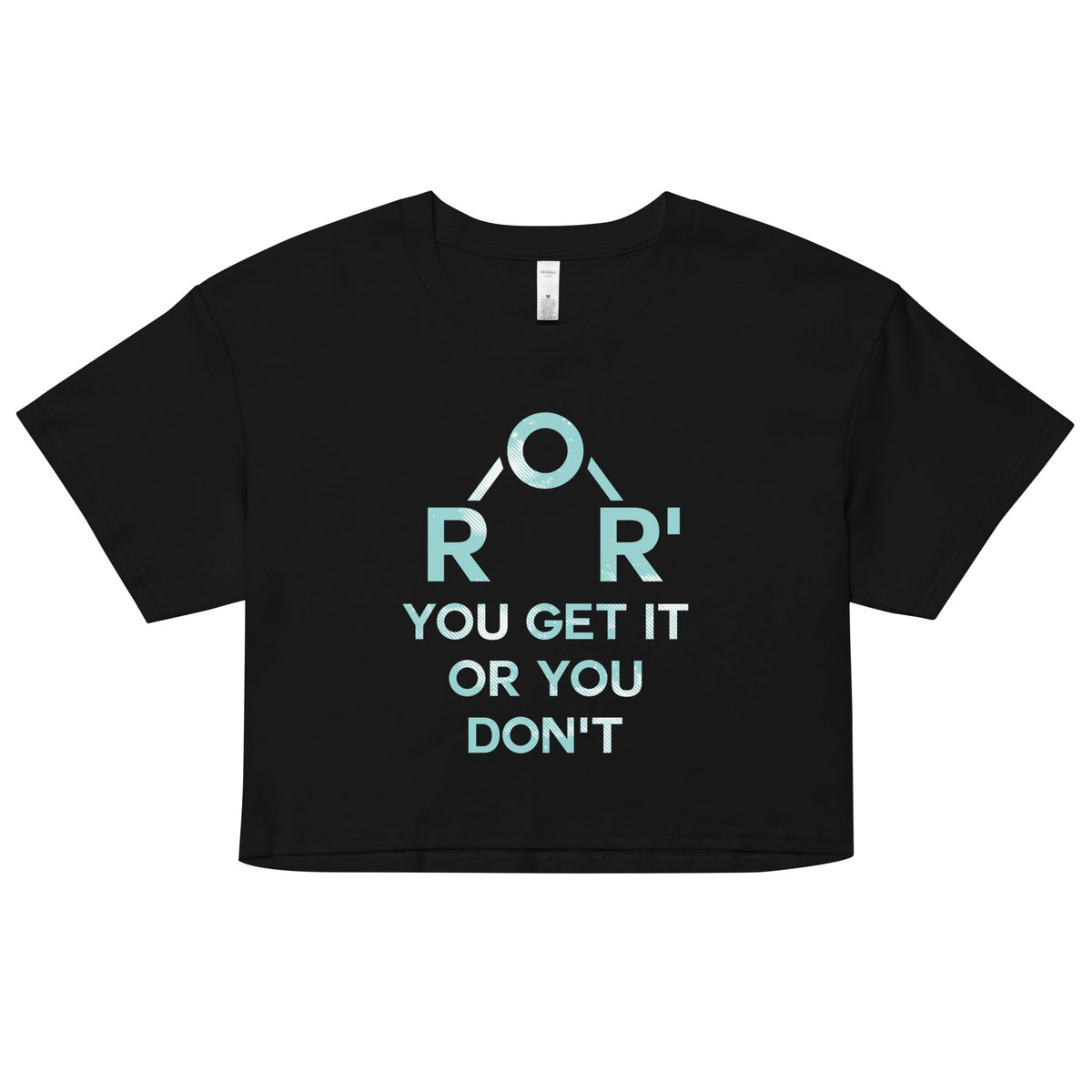 Ether You Get It Or Don't Women's Crop Tee product image 1