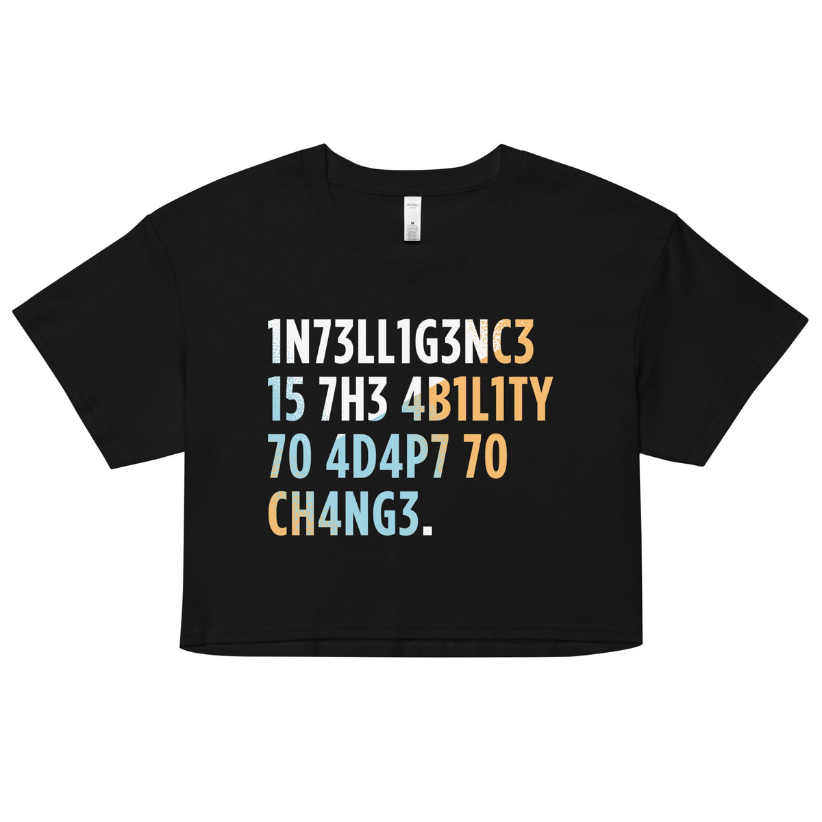 Intelligence is The Ability To Adapt Women's Crop Tee product image 1