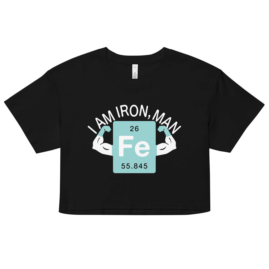 I Am Iron, Man Women's Crop Tee product image 1