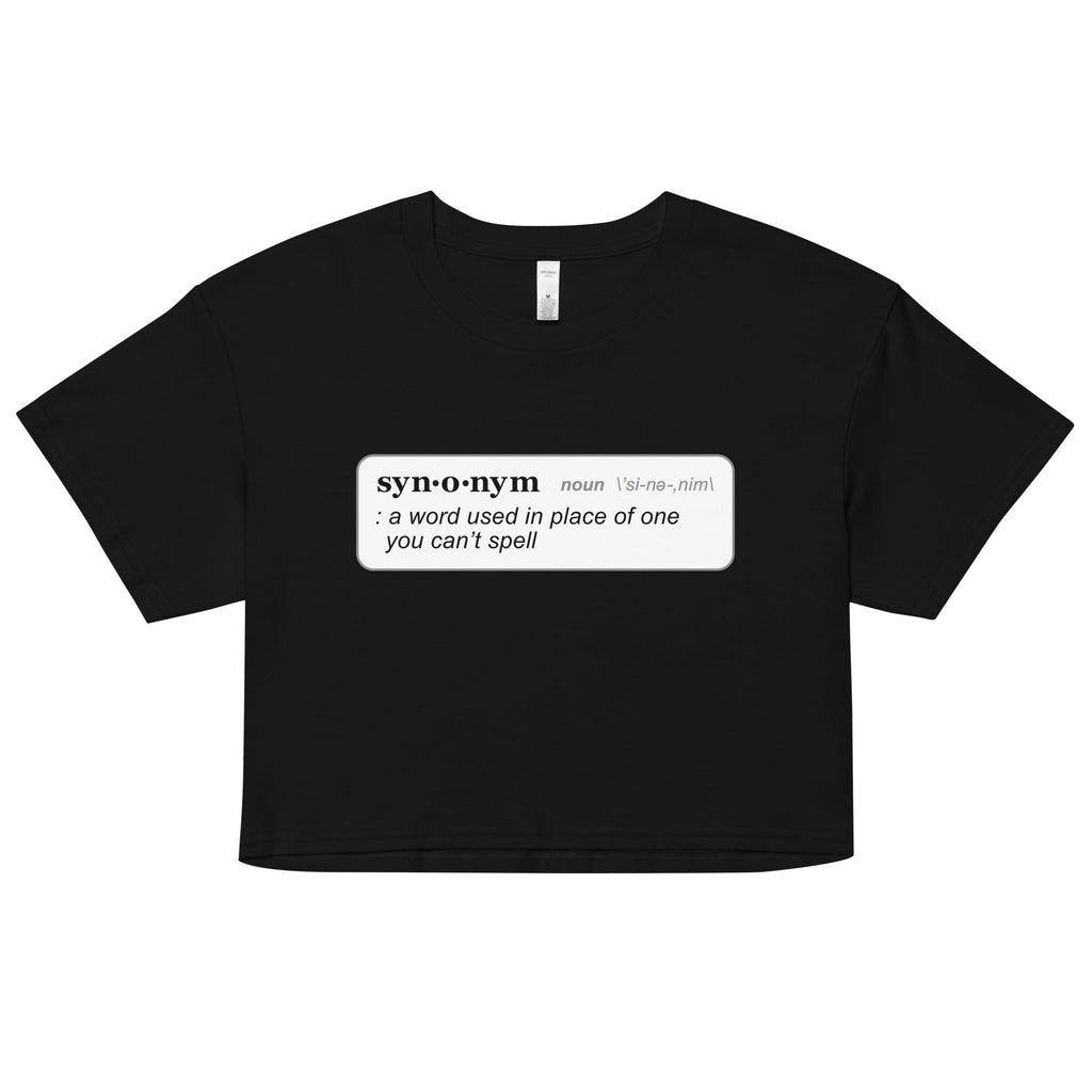 Synonym Definition Women's Crop Tee product image 1