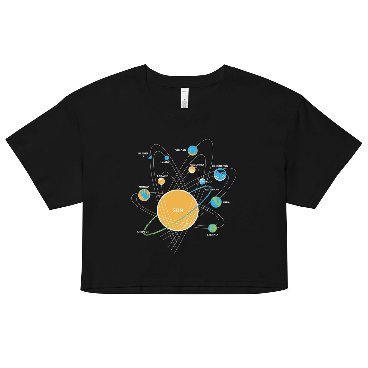 Solar System Women's Crop Tee product image 1