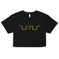 Shrug Emoji Women's Crop Tee product image 1