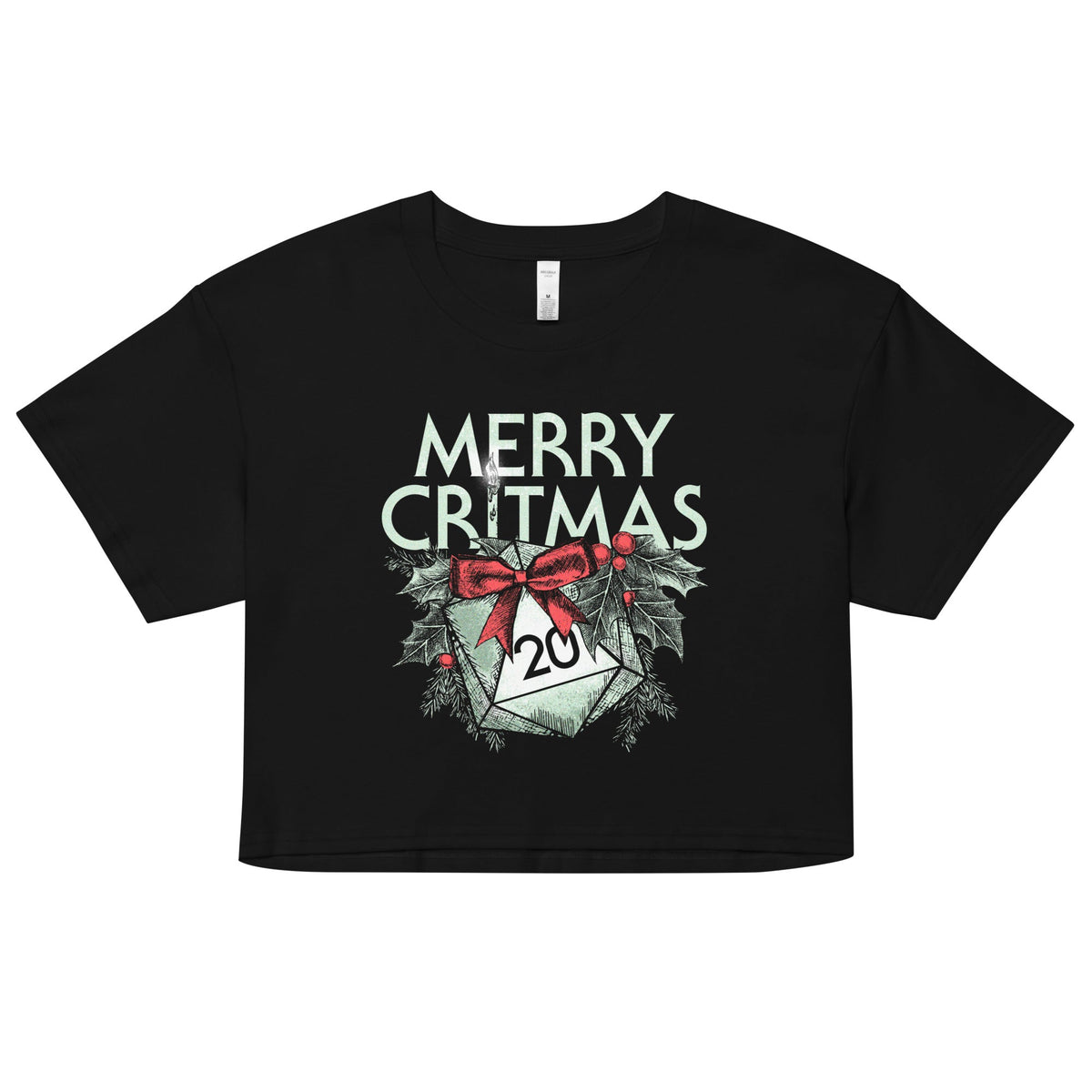 Merry Critmas Women's Crop Tee product image 1