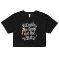 Light The Lamp Not Rat Women's Crop Tee product image 1