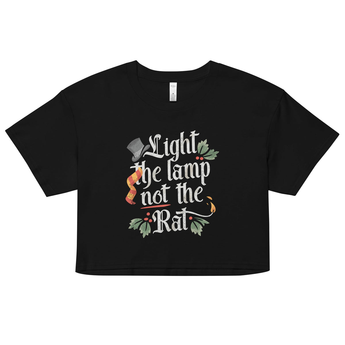 Light The Lamp Not Rat Women's Crop Tee product image 1