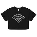 Home Is Where The WiFI Connects Automatically Women's Crop product image 1