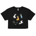 Llamas In Space Women's Crop Tee product image 1
