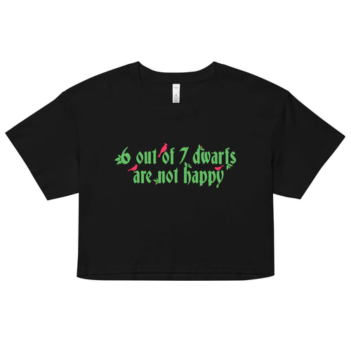 6 Out Of 7 Dwarfs Women's Crop Tee product image 1