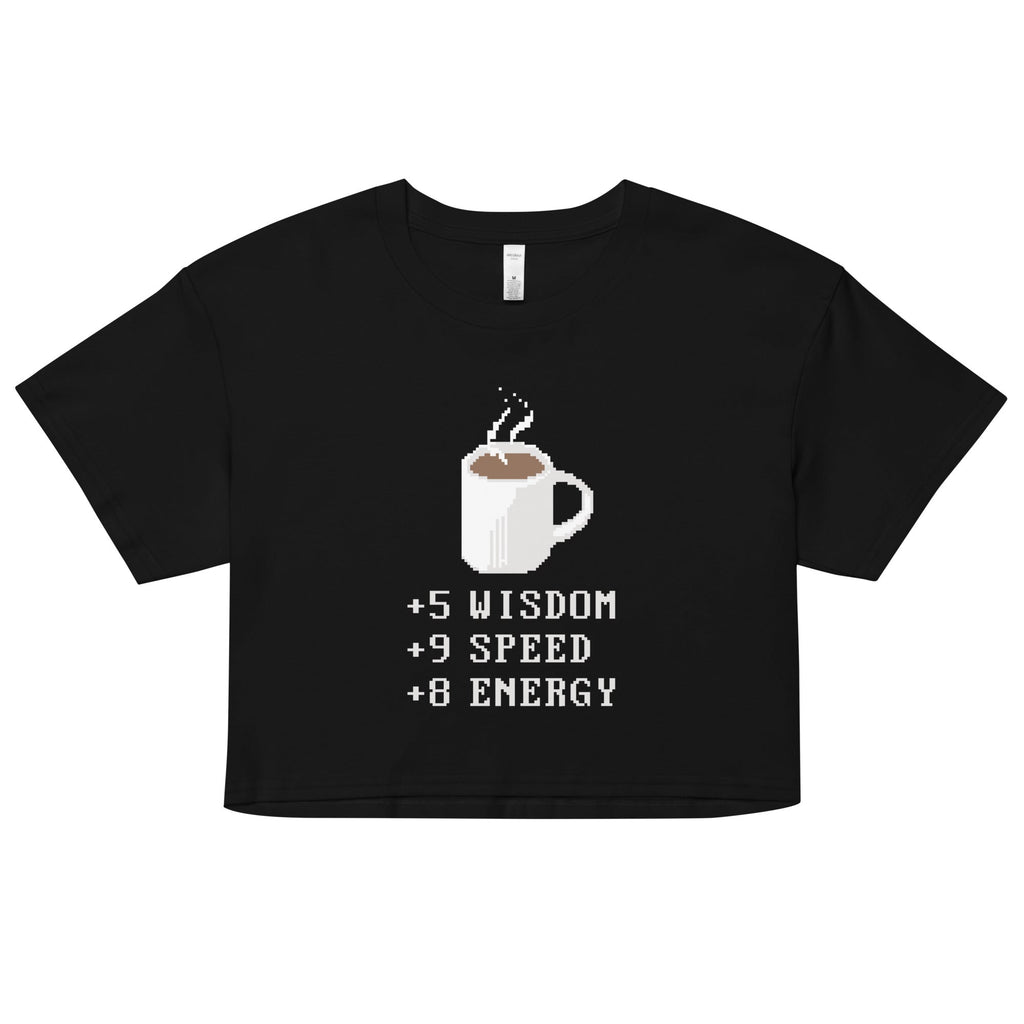 Coffee Plus To Stats Women's Crop Tee product image 1