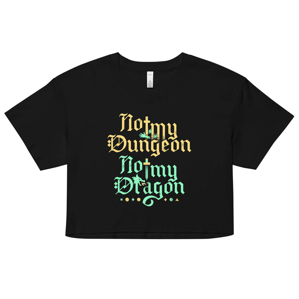 Not My Dungeon My Dragon Women's Crop Tee product image 1