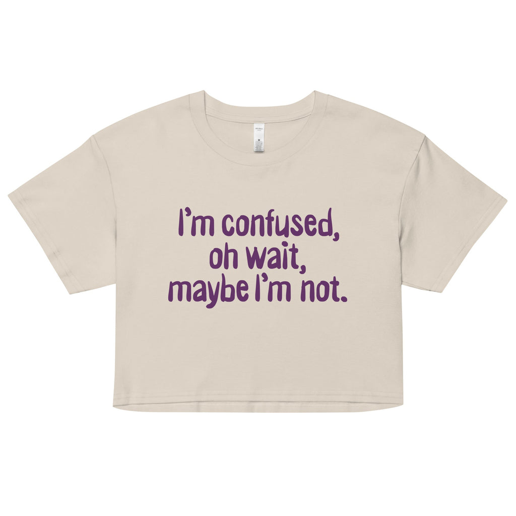I'm Confused, Oh Wait Women's Crop Tee product image 3