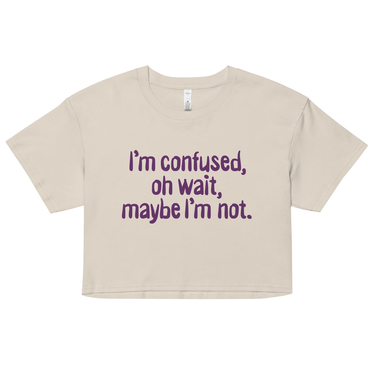 I'm Confused, Oh Wait Women's Crop Tee product image 3
