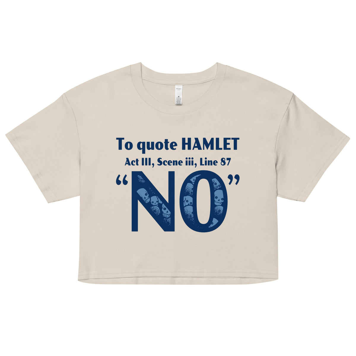 To Quote Hamlet Women's Crop Tee product image 5