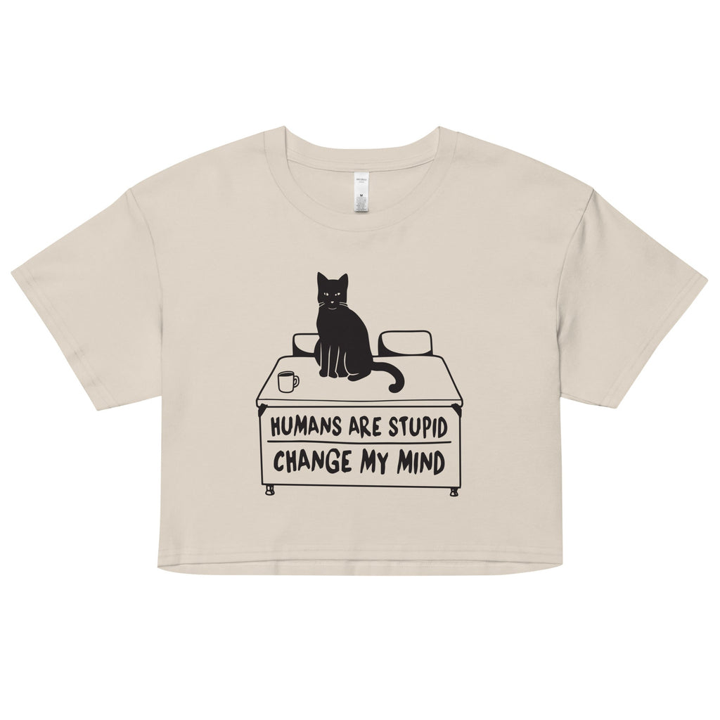 Humans Are Stupid Women's Crop Tee product image 5