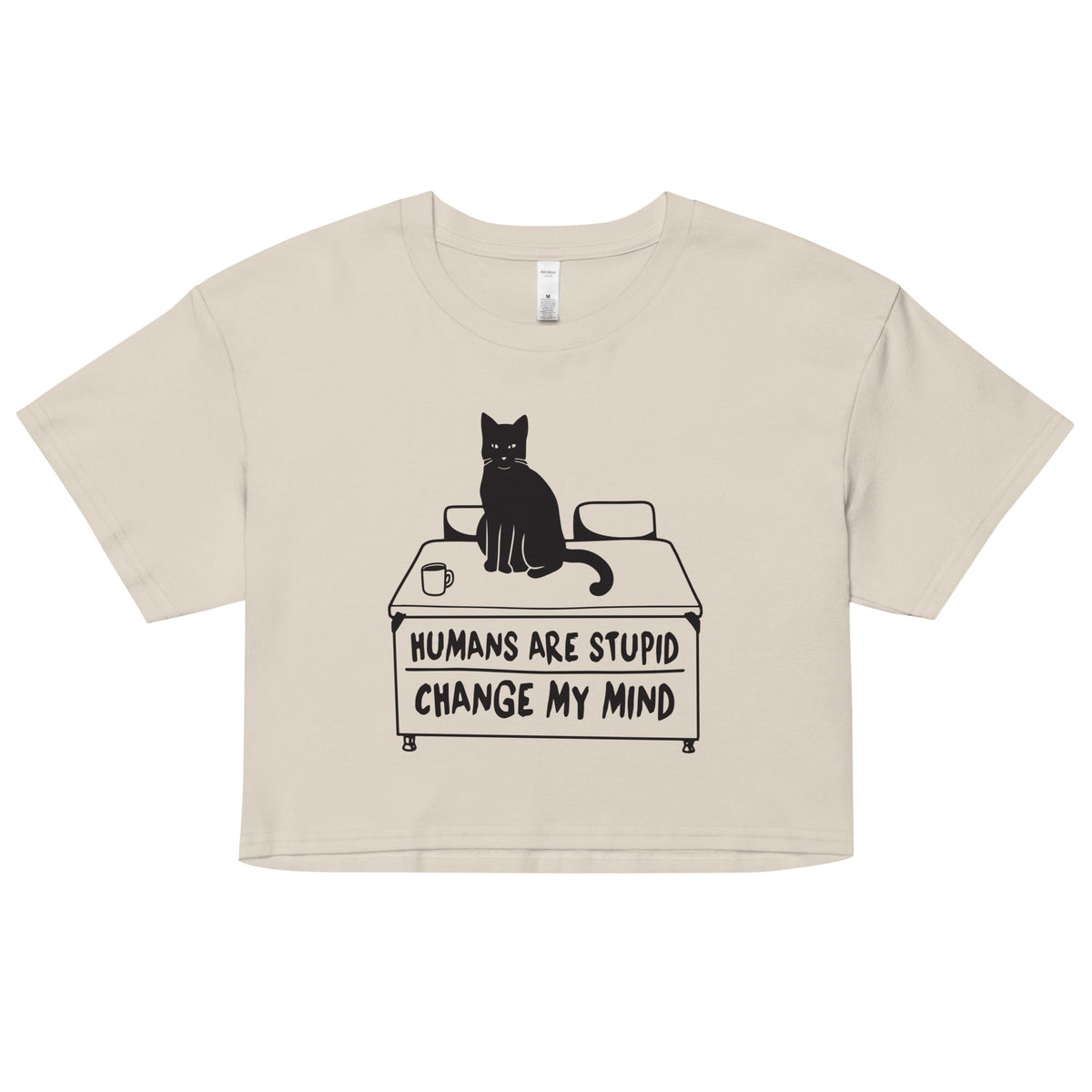 Humans Are Stupid Women's Crop Tee product image 5