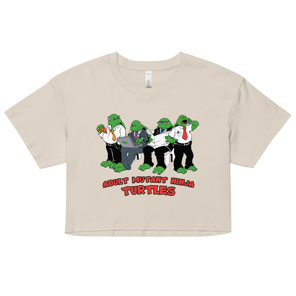 Adult Mutant Ninja Turtles Women's Crop Tee product image 5