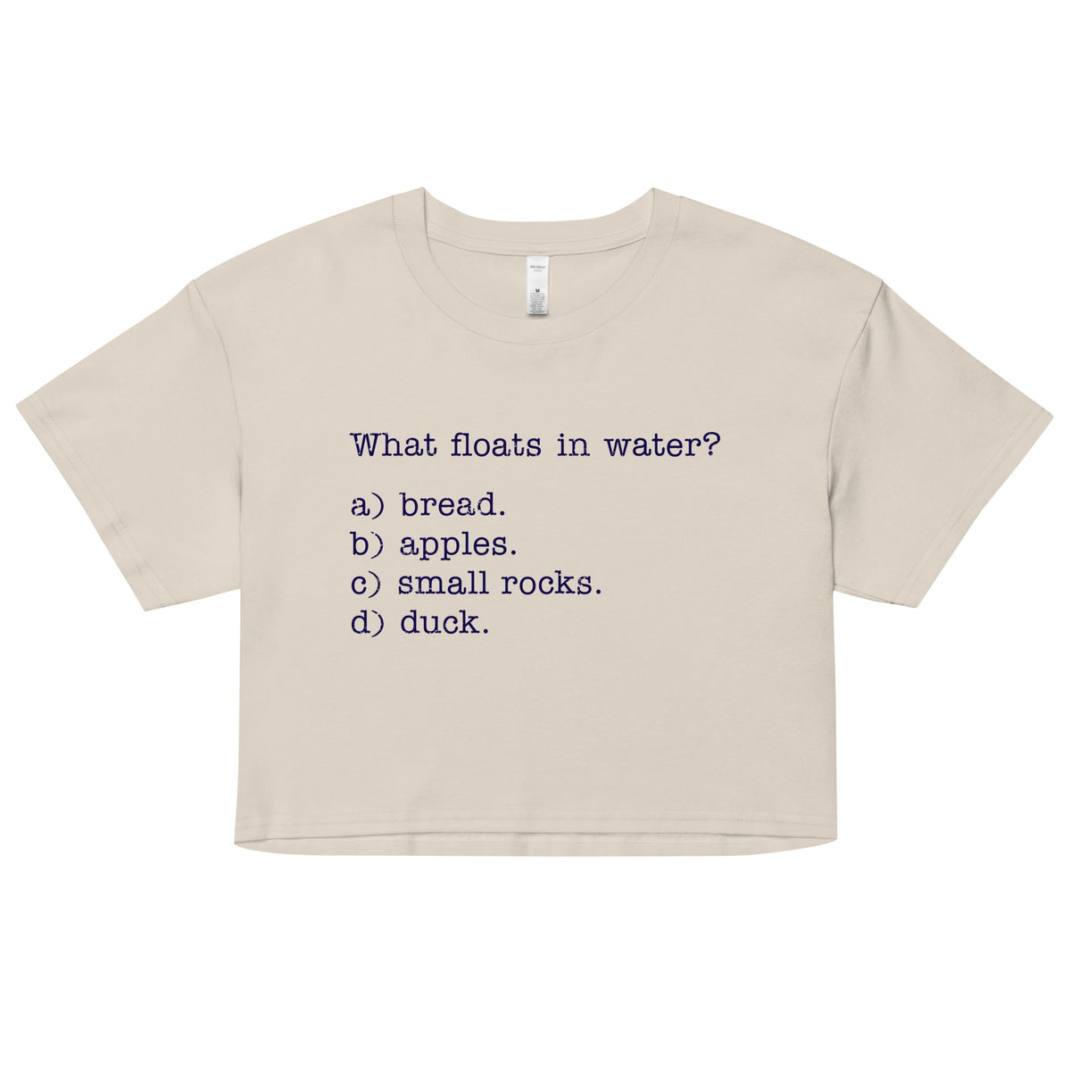 What Floats In Water? Women's Crop Tee product image 5