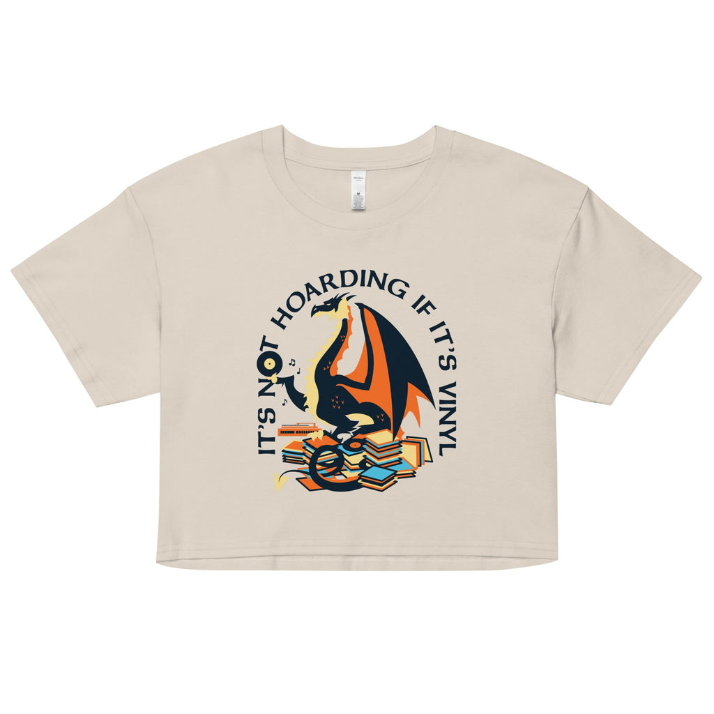 It's Not Hoarding If Vinyl Women's Crop Tee product image 5
