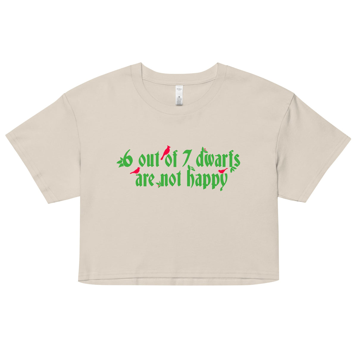 6 Out Of 7 Dwarfs Women's Crop Tee product image 4