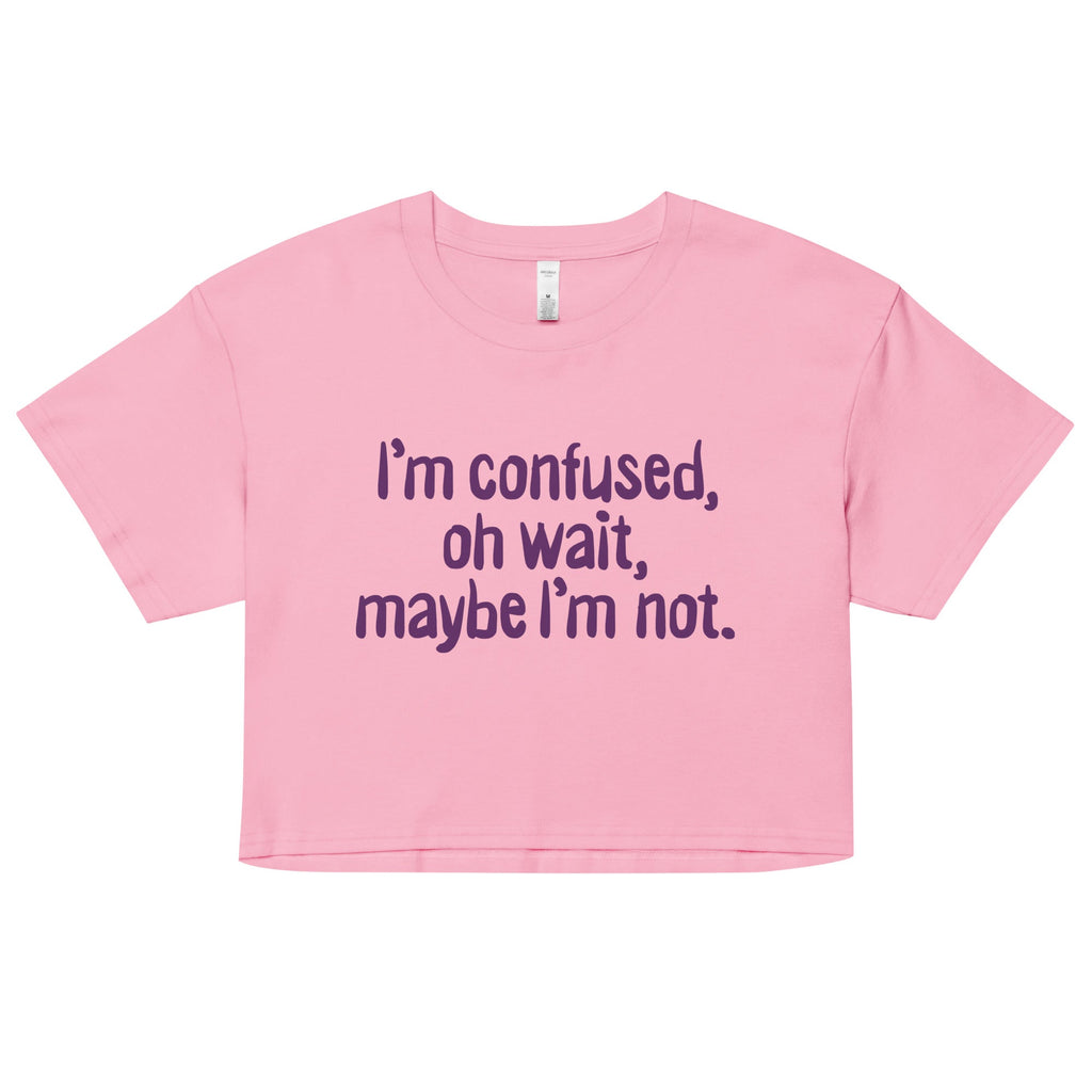 I'm Confused, Oh Wait Women's Crop Tee product image 2