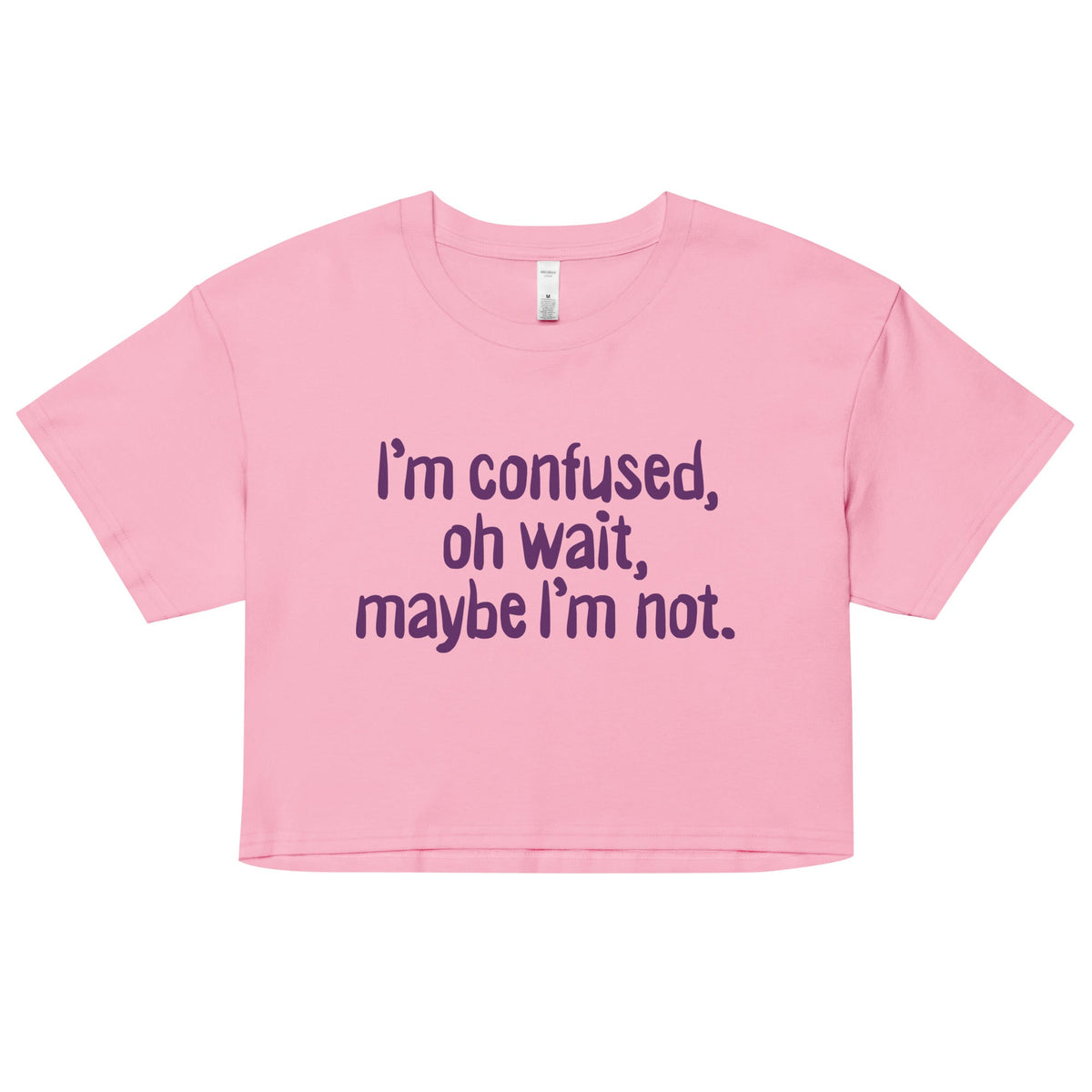I'm Confused, Oh Wait Women's Crop Tee product image 2