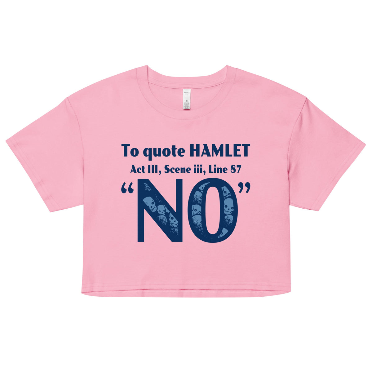 To Quote Hamlet Women's Crop Tee product image 3