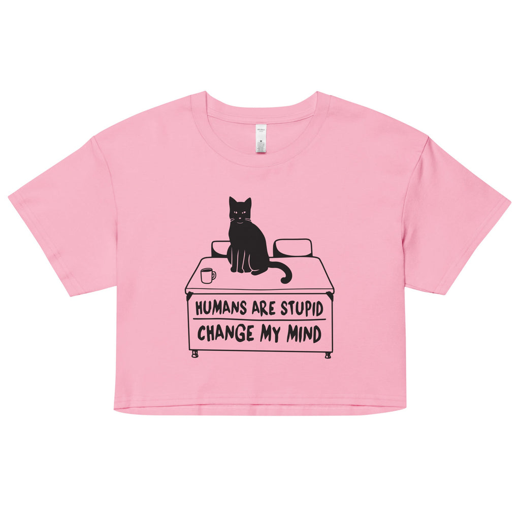 Humans Are Stupid Women's Crop Tee product image 3