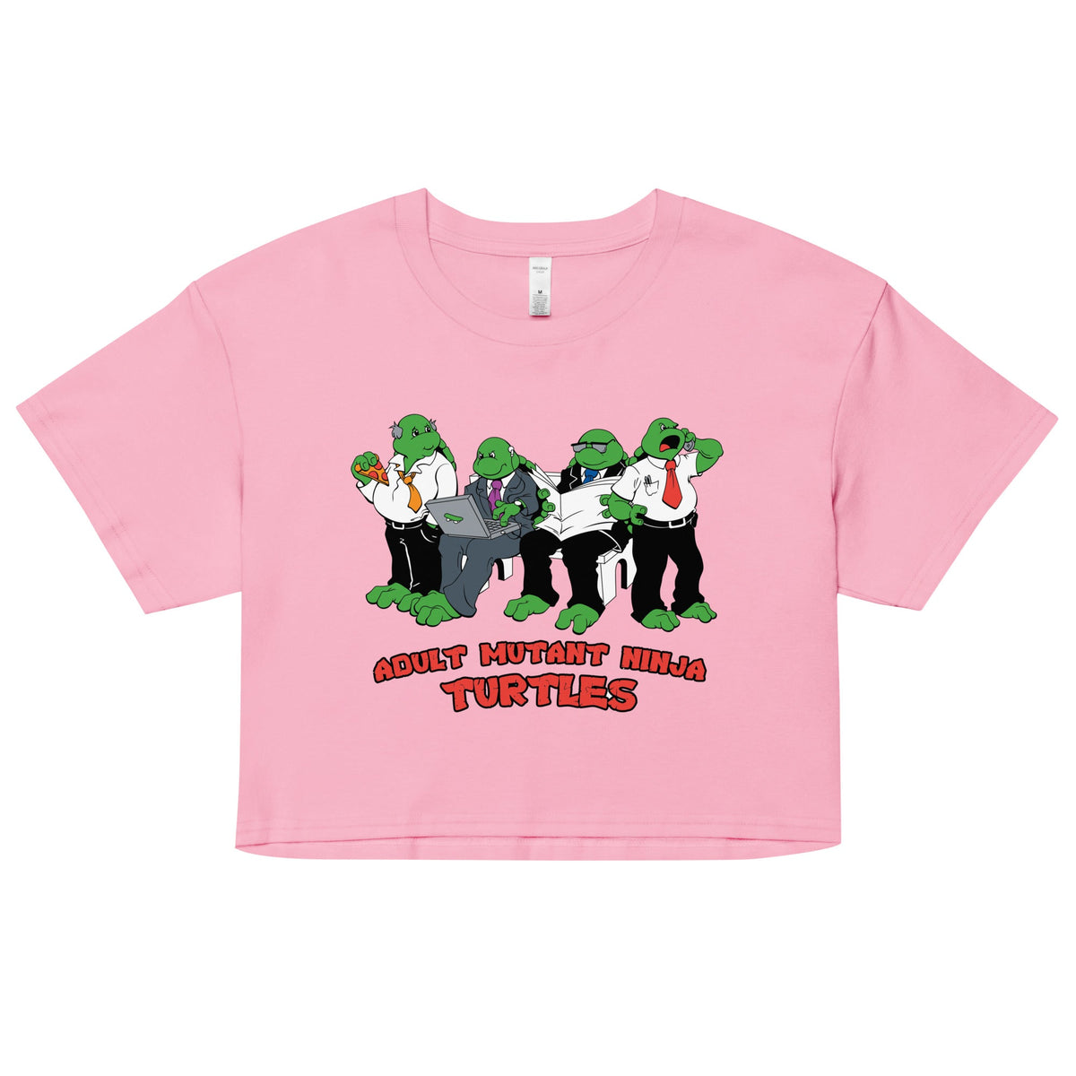 Adult Mutant Ninja Turtles Women's Crop Tee product image 3