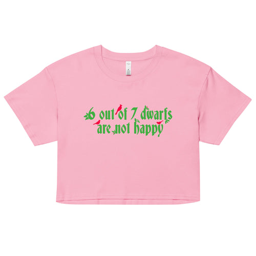 6 Out Of 7 Dwarfs Women's Crop Tee product image 2