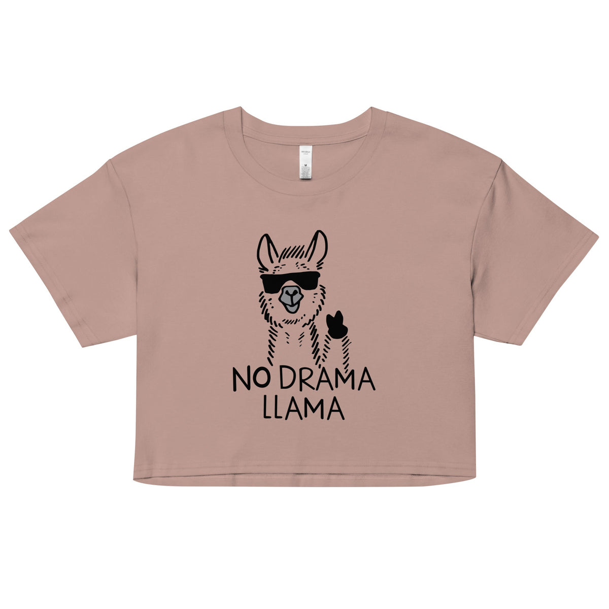 No Drama Llama Women's Crop Tee product image 2