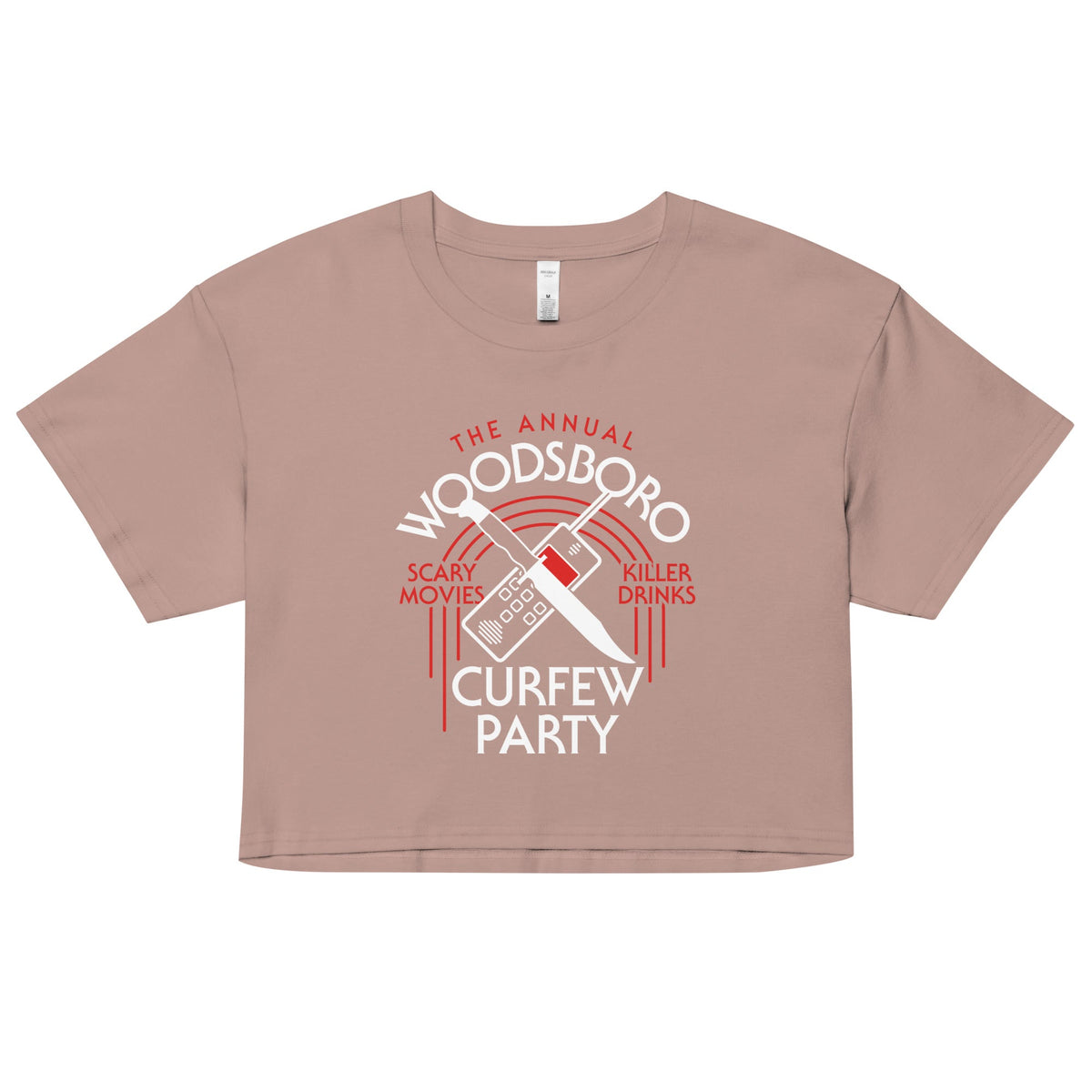 Woodsboro Curfew Party Women's Crop Tee product image 3