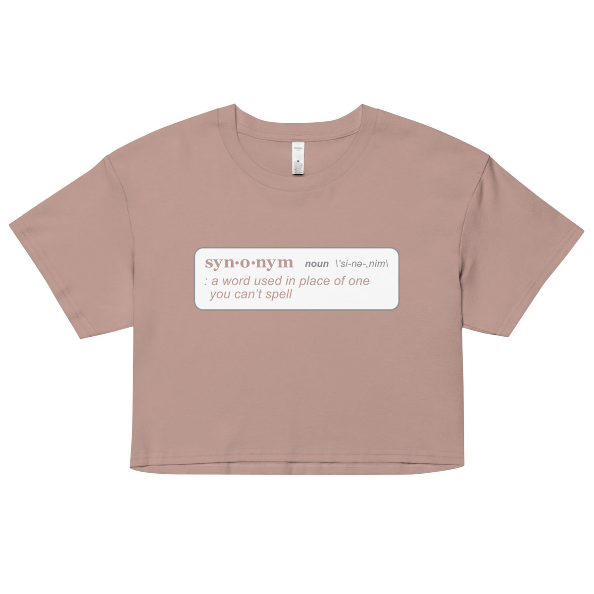 Synonym Definition Women's Crop Tee product image 3