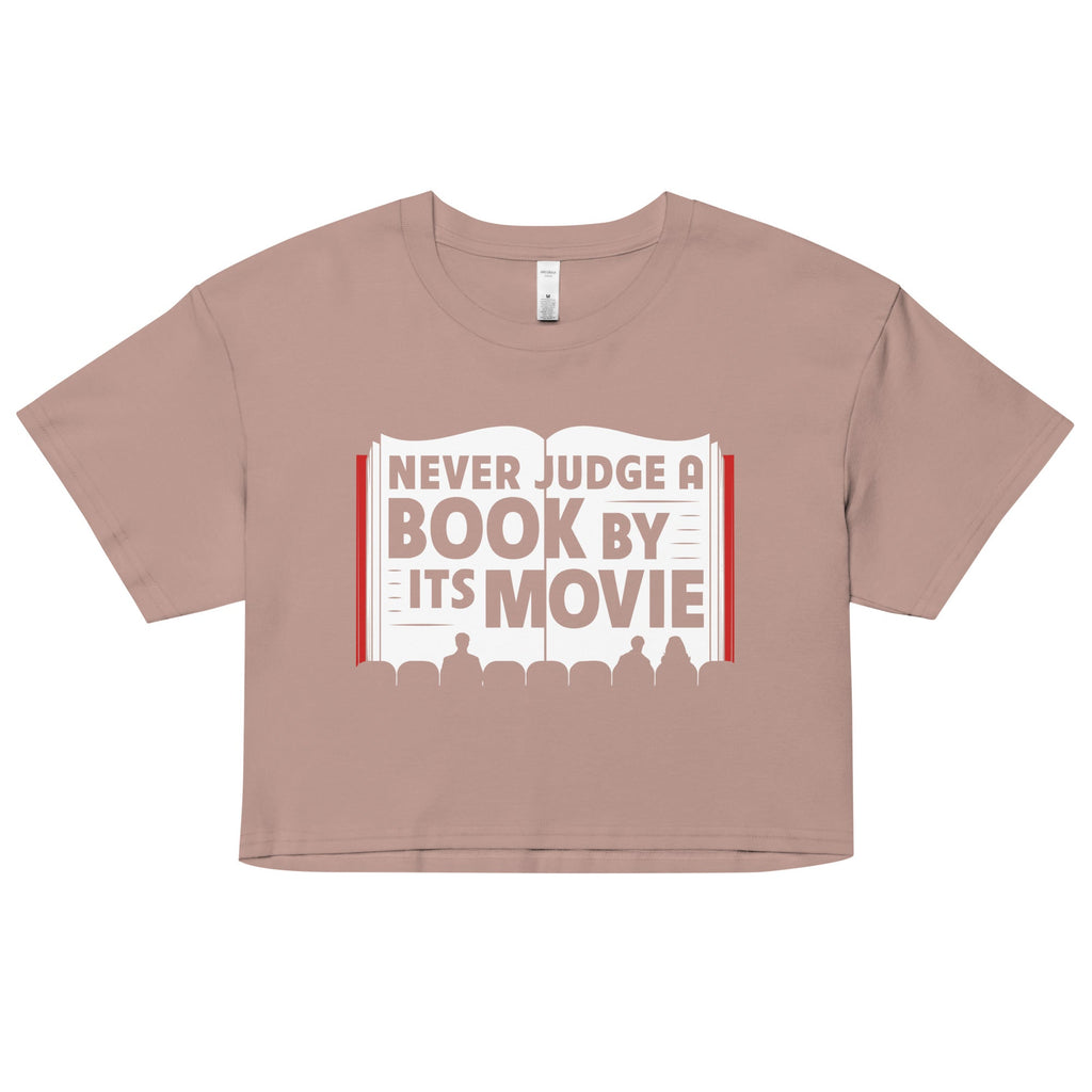 Never Judge A Book By Its Movie Women's Crop Tee product image 3
