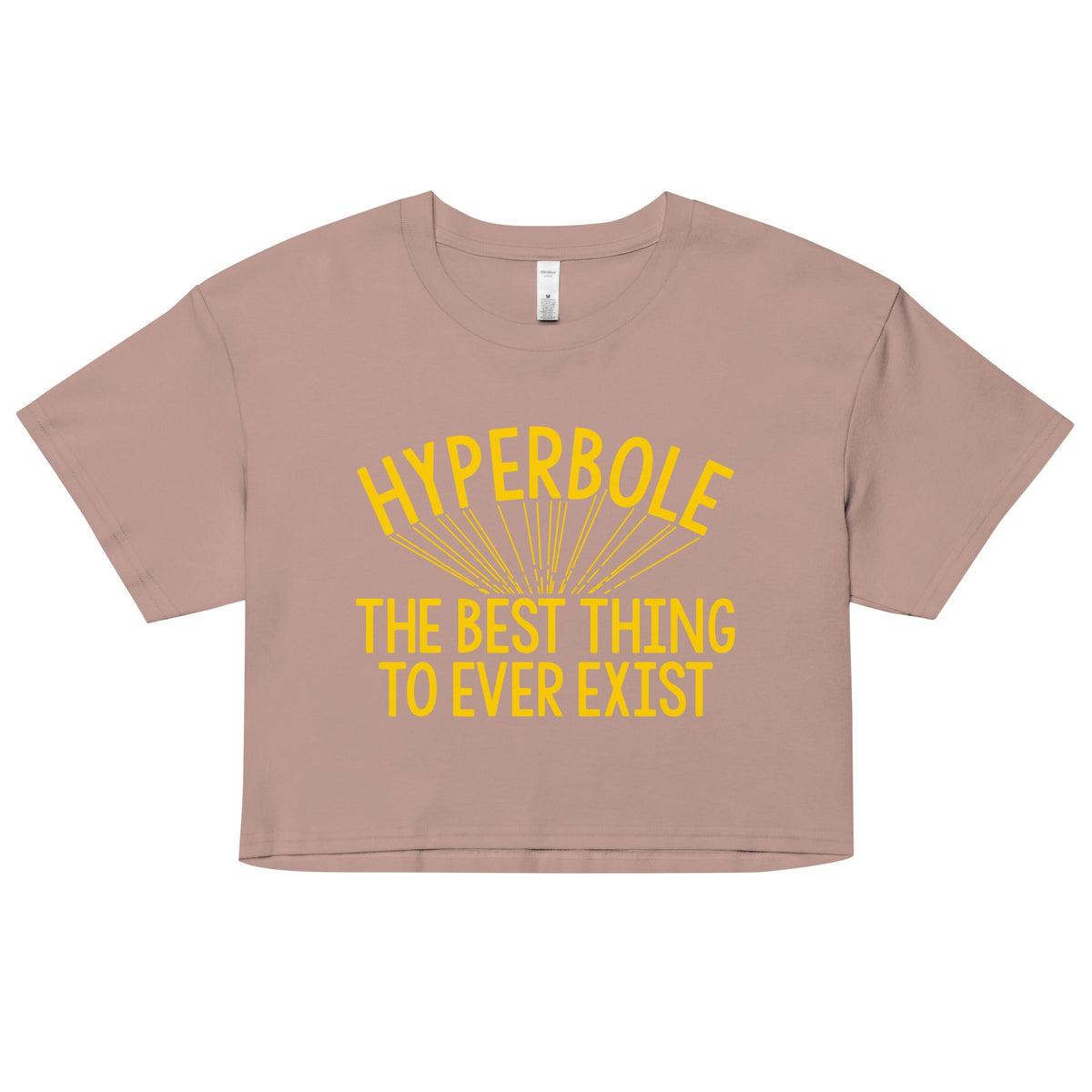 Hyperbole The Best Thing To Ever Exist Women's Crop Tee product image 3