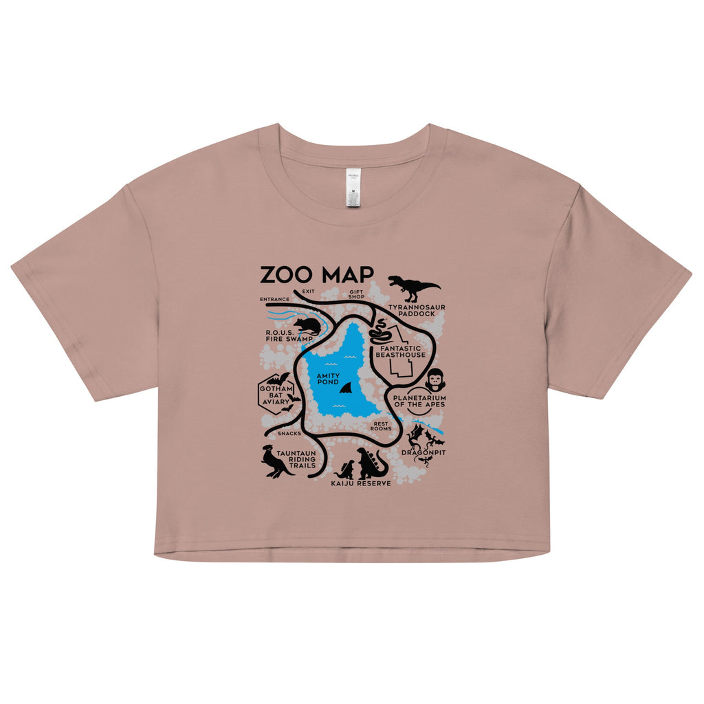Zoo Map Women's Crop Tee product image 2
