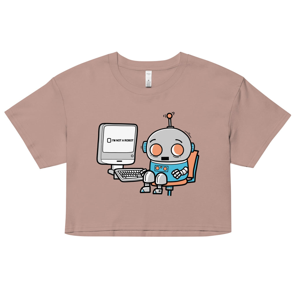 Robot Captcha Women's Crop Tee product image 2