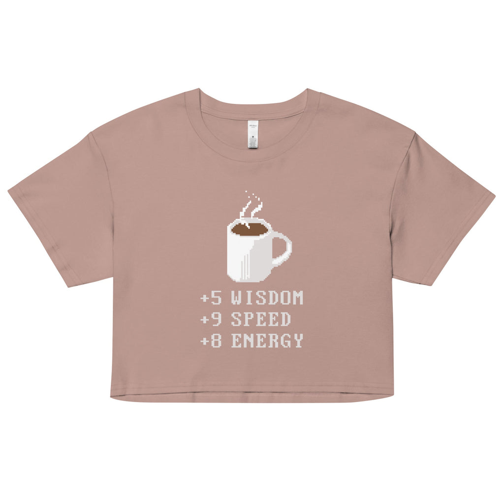 Coffee Plus To Stats Women's Crop Tee product image 3