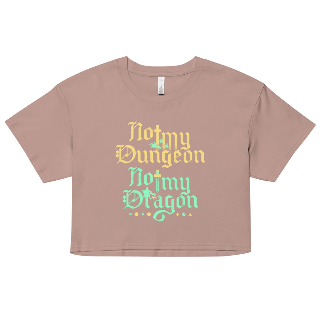 Not My Dungeon My Dragon Women's Crop Tee product image 2