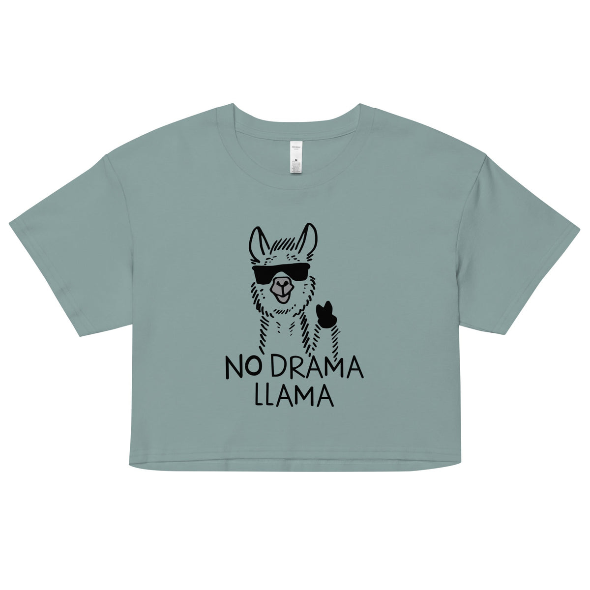 No Drama Llama Women's Crop Tee product image 1