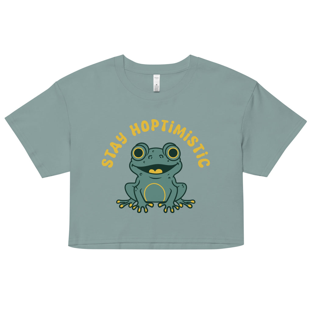 Stay Hoptimistic Women's Crop Tee product image 1