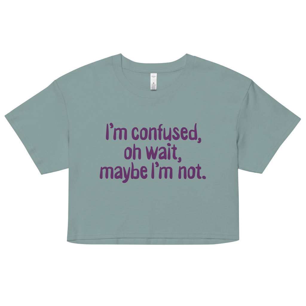 I'm Confused, Oh Wait Women's Crop Tee product image 1