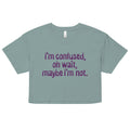 I'm Confused, Oh Wait Women's Crop Tee product image 1