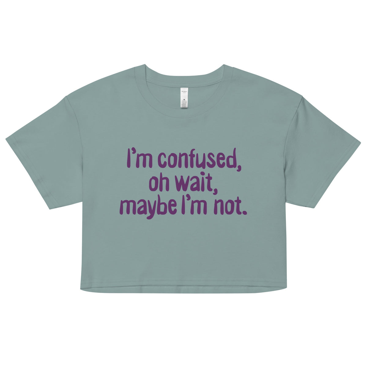 I'm Confused, Oh Wait Women's Crop Tee product image 1
