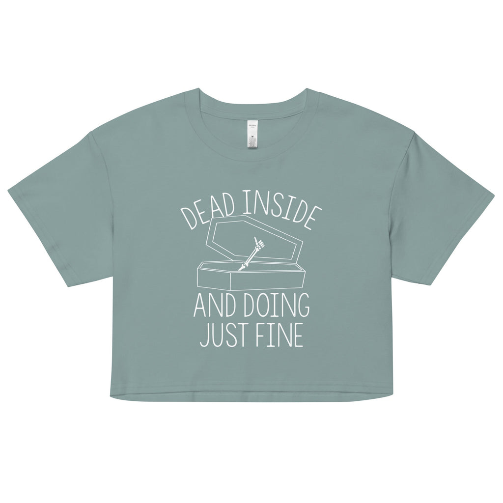 Dead Inside And Doing Fine Women's Crop Tee product image 2