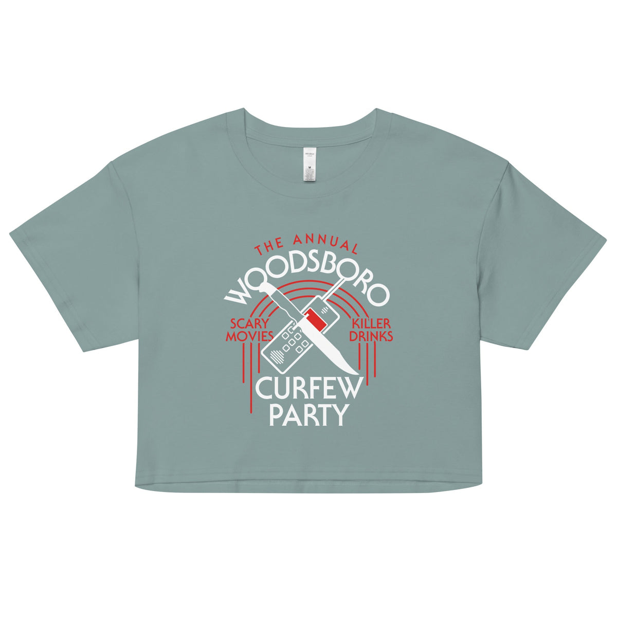 Woodsboro Curfew Party Women's Crop Tee product image 2